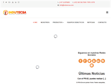 Tablet Screenshot of indutecsa.com